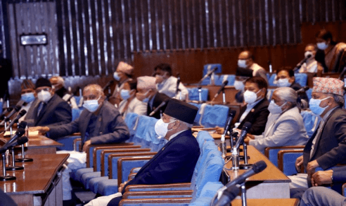 बहुमतको सरकार गठनका लागि राष्ट्रपतिलाई आग्रह