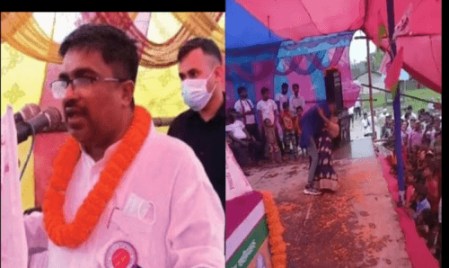'ओरकेष्ट्रा' नचाएर राजकिशोर यादवको पार्टी प्रवेश