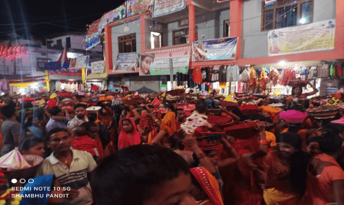 मधेशमा तीन दिन दुर्गाको खोईच भराई, राजदेवीमा आजै खँसी चढने