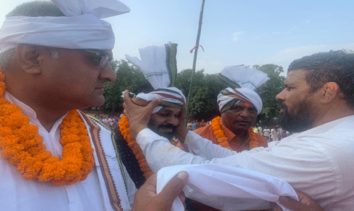 धनुषाको गोठकोयलपुरमा पहलवानी हेर्न ओर्ले सर्वसाधारण