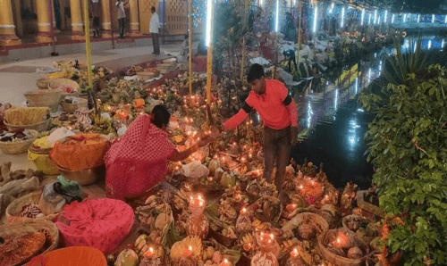 मधेशको महान पर्व छठ मा जगमगाउँदो मधेश, आज सन्ध्याकालिन अर्घ दिँदै
