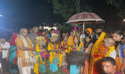 विवाहपँचमीः रामजानकीको फूलबारी लीला सम्पन्न, भोली धनुष यज्ञ हुने