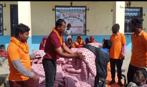 नौसय विघा समाज सहयोग युवा समूहद्वारा २० परिवारलाई सिरक
