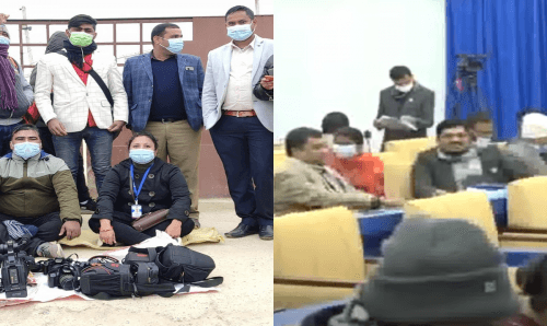प्रदेशसभाभित्र आधीभन्दा बढी साँसद बिना मास्ककै, पत्रकार कोरोन भन्दै प्रवेश गर्न रोक