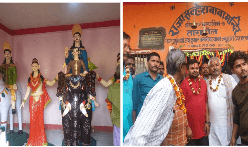 मेयर बरबरियाले राजा सल्हेशको मन्दिर र मूर्ति बनाईदिएपछि स्थानीयहरु हर्षित
