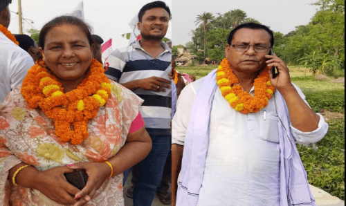 जनकनन्दिनीमा काँग्रेसका सुदेश चौधरी र कमला सहगलको घरदैलो