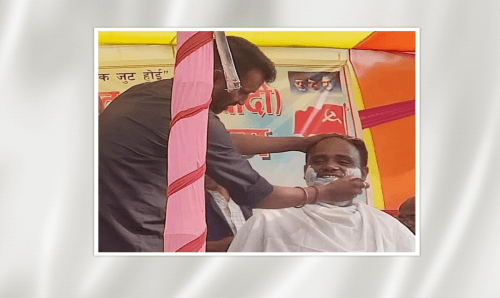 उम्मेदवारको घोषणाः आफू जिते नगरवासीलाई ५ बर्षसम्म निःशुल्क दाह्री कपाल बनाउने