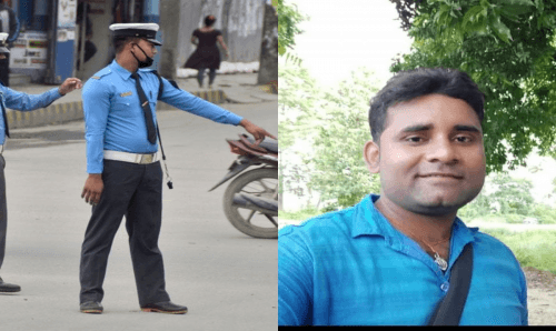 सिरहामा ट्राफिक प्रहरी र पत्रकारबीच कागजातको लफडा, ट्राफिकले खोसे पत्रकार यादवको मोबाईल