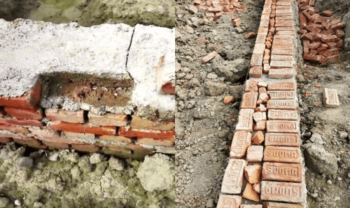 पोखरी सौन्दर्यीकरणमा ठेकेदारको घोटाला, ३ करोडको बजेटमा ३ नम्बरी काम, ४ दिनमै भत्कियो पर्खाल