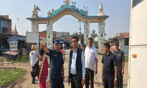 मधेसी आयोगका अध्यक्षद्वारा नेपाल-भारत सीमाको निरीक्षण