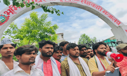 कृषि मन्त्रालयमा जनमत पार्टीको तालाबन्दी, मन्त्रीलाई ‘जनकारवाही’को चेतावनी