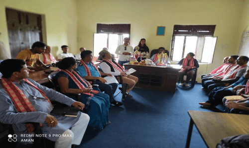 जिससका उपसभापति कुशवाहाको नेतृत्वमा जिल्लामा सञ्चालित परियोजनको अनुगमन