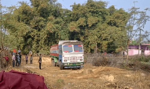सप्तरी : राजमार्गबाट ट्यांकर नै चोरी, २० हजार लिटर डिजेल चोरेर फरार