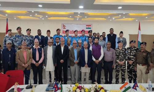 बोर्डरमा जाली नोट र ड्रग्स नियन्त्रण गर्न दुई देशका सुरक्षाकर्मीबीच समन्वयको निर्णय