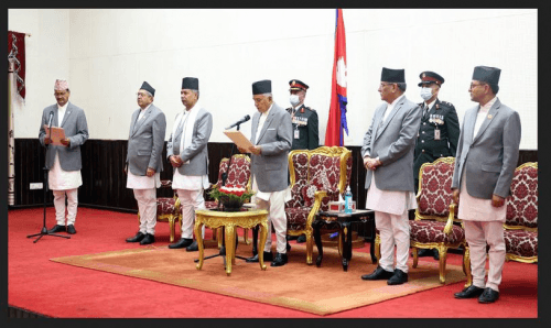 प्रचण्डको मन्त्रीमण्डलमा पुनः थपिए दुई मन्त्री