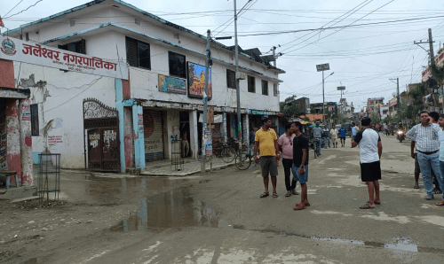 महोत्तरीको जलेश्वर बजार बन्द
