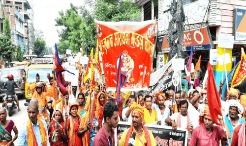आज जानकी मन्दिरबाट गौ–हत्या विरुद्धको विरोधसभाको रैली निकालिँदै