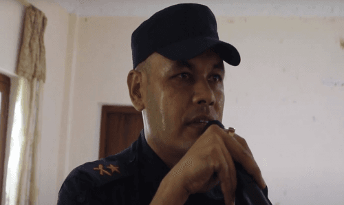 प्रहरी डिएसपी तिवारीमाथि चक्कु प्रहार