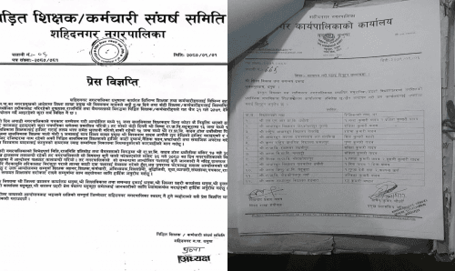 शहिदनगरमा शिक्षिकाहरुले दिइन आन्दोलनको चेतावनी, नगरपालिका भन्छन्-'१६ शिक्षिकाको नियुक्ती नै फर्जी'