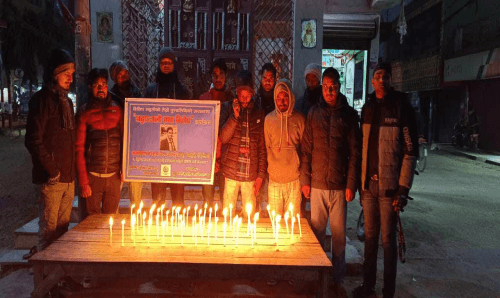 दिलिप महतोलाई शहिद घोषणा गर्न चौथो पुण्यतिथिमा श्रद्धाञ्जली र विरोध