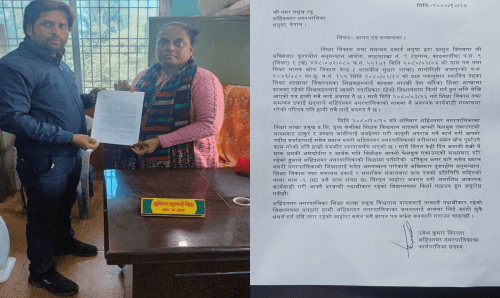शहिदनगरका शिक्षा शाखा प्रमुख यादवलाई यथाशिघ्र विद्यालयमै फिर्ता नपठाए सँघर्ष हुन्छः वडाध्यक्ष निराला