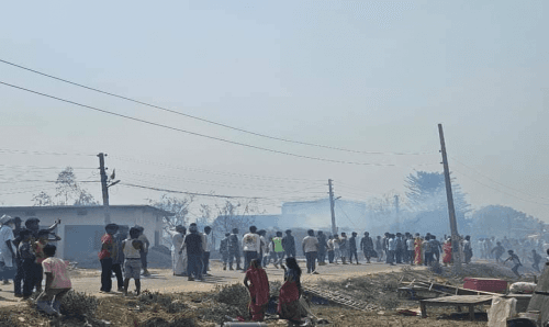 महोत्तरीको मटिहानीमा भिषण आगलगी, सयौँ घर जलेर ध्वस्त, गाउँको गाउँ त्राहिमाम !