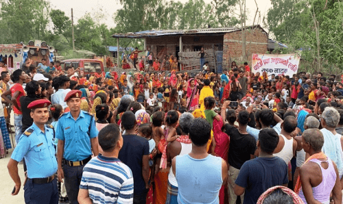 धनुषाको धनौजीमा दाईजो प्रथा उन्मुलनको लागि सडक नाटक प्रदर्शन