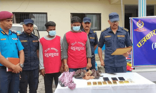 नेपाल-भारत बोर्डरबाट सुन तस्करी, शंकाको घेरामा प्रहरी