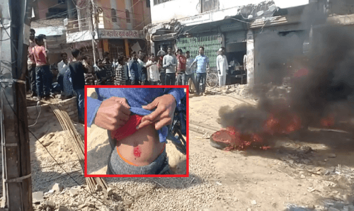 जनकपुरमा चल्यो डोजर : घरधनी उपर हातपात भएपछि जल्यो सडक !
