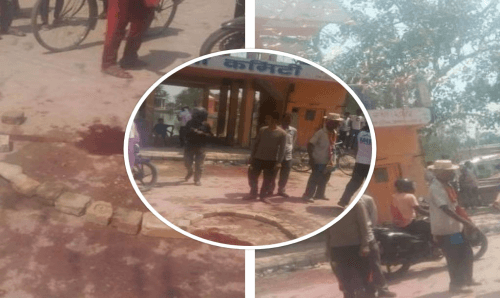 जनकपुरमा होली खेलिरहेका युवकलाई प्रहरीको भ्यानले कुल्चियो, अवस्था तनावग्रस्त !