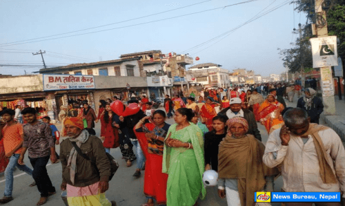परिक्रमाको धार्मिक लस्कर आज जनकपुरधाम आईपुग्दै, भोली अन्तरगृह परिक्रमा