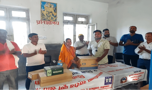युवा नेता झा र प्रत्यासी मेयर यादवको पहलले स्वास्थ्यचौकीमा भेलिन्टर