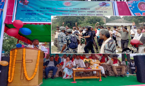 सिरहा : विद्यालयमै रेडियो सञ्चालन, उद्घाटन गर्न आएका उद्योगमन्त्री यादवविरुद्ध प्रदर्शन