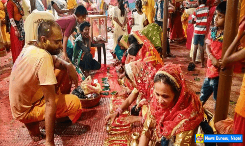 जनकपुरको राजदेवीमा आजदेखि 'खोइच भराई' सुरु, भोली साँझदेखि बली प्रदान हुने