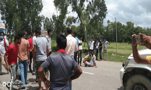 धनुषाः पूर्व पश्चिम राजमार्ग बन्द !
