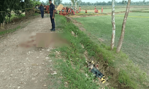 सर्लाहीमा युवकको हत्या गरी खेतमा फालियो शव