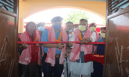 धनुषाको बरमझियामा नगरपालिकाले बनाइदिए प्रहरी चौकी