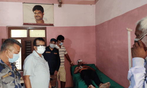 न्यूजब्यूरोकर्मी साह मोटरसाईकल दुर्घटनामा घाईते