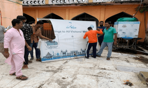 जानकी मन्दिरबाट मुख्यमन्त्री गद्दीको पोष्टर च्यातियो, टिकटक भिडियो निषेध