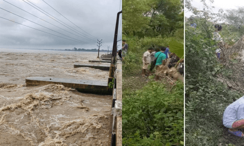 कोशीमा यसवर्षकै उच्च बहाब, ४० जना टापुमै फँसे, ३५ ढोका खोलियो