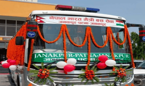 शनिबारदेखि नेपाल भारत मैत्री जनकपुर–पटना बस पुनः सुचारु हुँदै