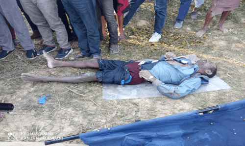 ईटा भठ्ठास्थित मृत भेटिए युवक