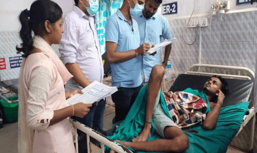 जनकपुरः दारु खाएर प्रहरीले बिना कारण सर्वसाधारणलाई कुटे, एक अस्पताल भर्ना
