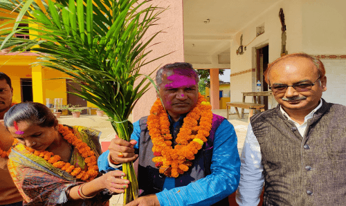 धनुषा निर्वाचन क्षेत्र नं. २ (ख) बाट रामअशिष यादव दोस्रो पटक निर्वाचित, विरुवा रोपेर विजय उत्सव
