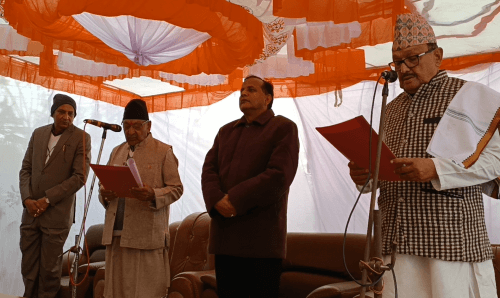 मधेश प्रदेशका साँसदहरुले आज सपथ लिँदै
