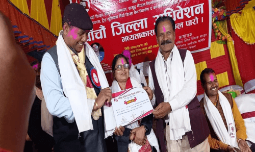 एकिकृत अखिल नेपाल शिक्षक संगठनको उपाध्यक्षमा शिक्षक भिन्भार निर्वाचित