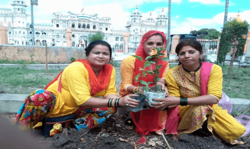 तरकारीबारी हटाएर ऐतिहासिक जानकी फूलबारीमा रोपियो १०१ फूल