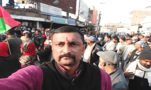 काँग्रेसमा प्रवेश गर्दै चौधरी