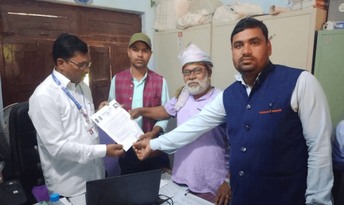 ६ बुँदे माग राखी सिरहाको औरही गाउँपालिकामा जनमतको ज्ञापन