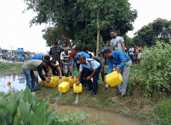 धनुषा प्रहरीद्धारा ५ सय ५० लिटर अबैद्य मदिरा नालीमा